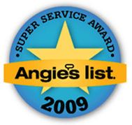 2009 Foundation Repair Super Service Award from Angieslist