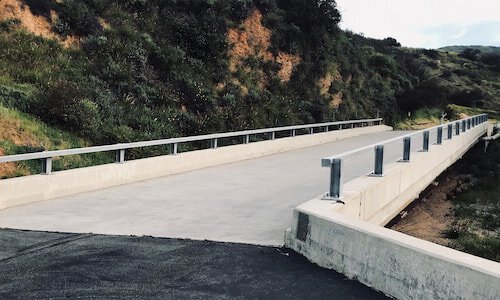 los Angeles Concrete Bridge Repair Engineered by Alpha Structural.