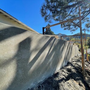 Hillside Retaining Wall