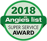 2018 Angie's List Super Service Award badge