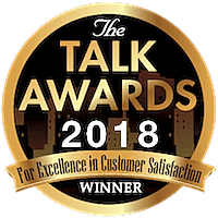 2018 Talk Awards for customer satisfaction winner